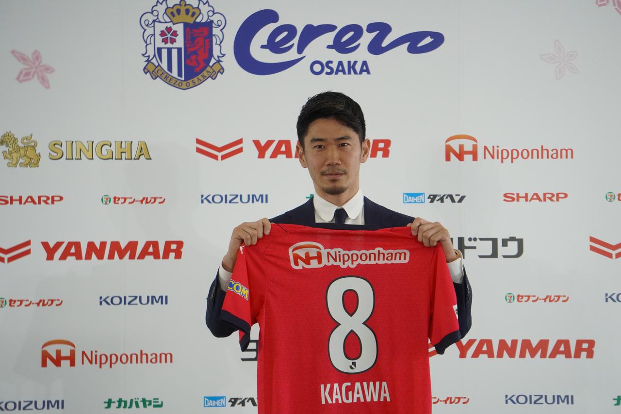 C大阪】12年半ぶりに古巣復帰の香川真司が意気込み！ 背番号はかつてと