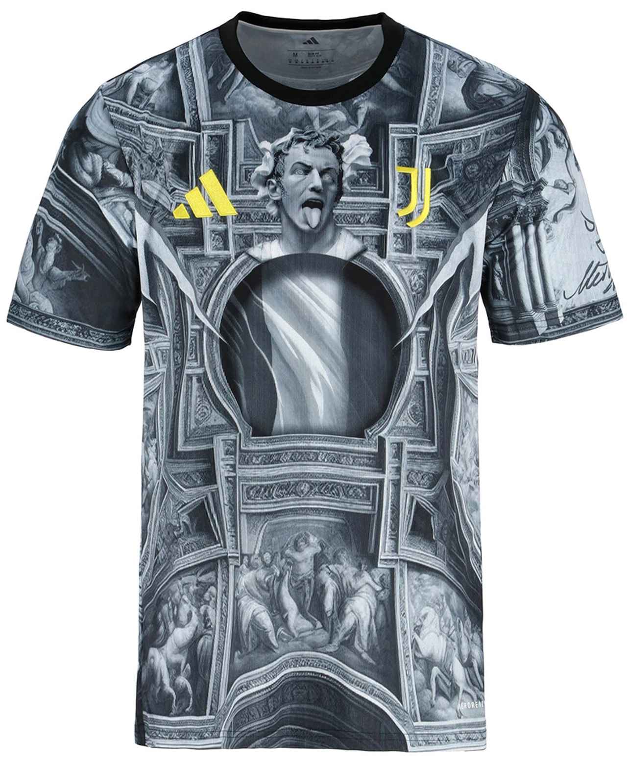 ベロ出しデルピエロ」をデザイン！ユヴェントスが“伝説パフォ”の芸術的