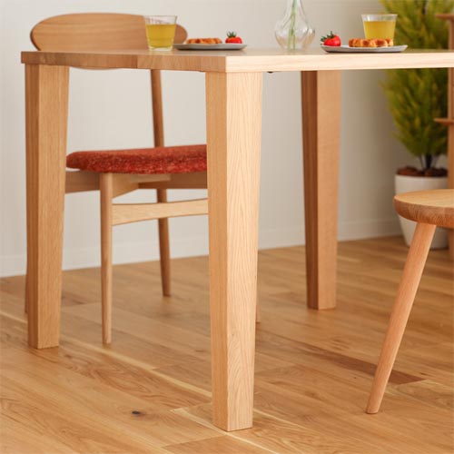 飛騨家具 HIDA 飛騨産業 Jin Dining 侭ダイニング 正方形天板 角