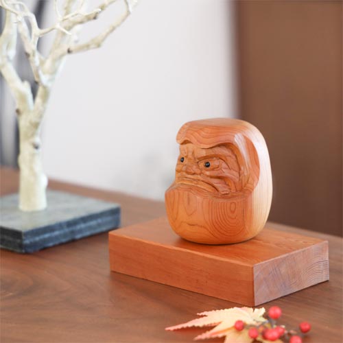 Ichii ittobori Suzuki sculpture Headband daruma Traditional craft