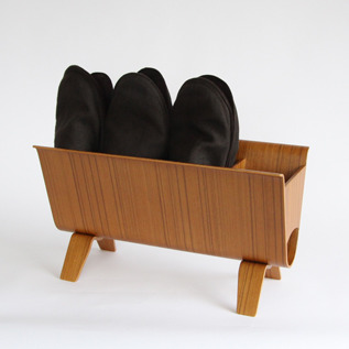 スリッパラック25−4T チーク／SAITO WOOD （サイトーウッド）｜愛着を