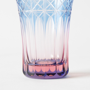 江戸切子 菱鱗重文様 天開タンブラー／硝子工房 彩鳳｜愛着を持って