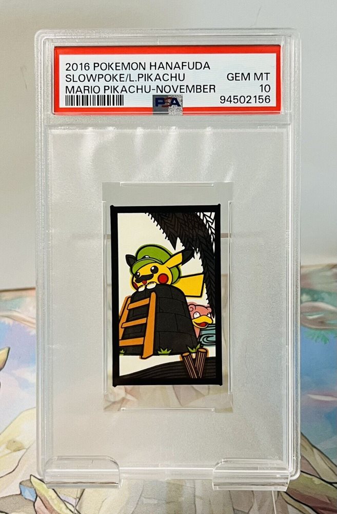 2016 Pokémon Hanafuda Slowpoke & Pikachu