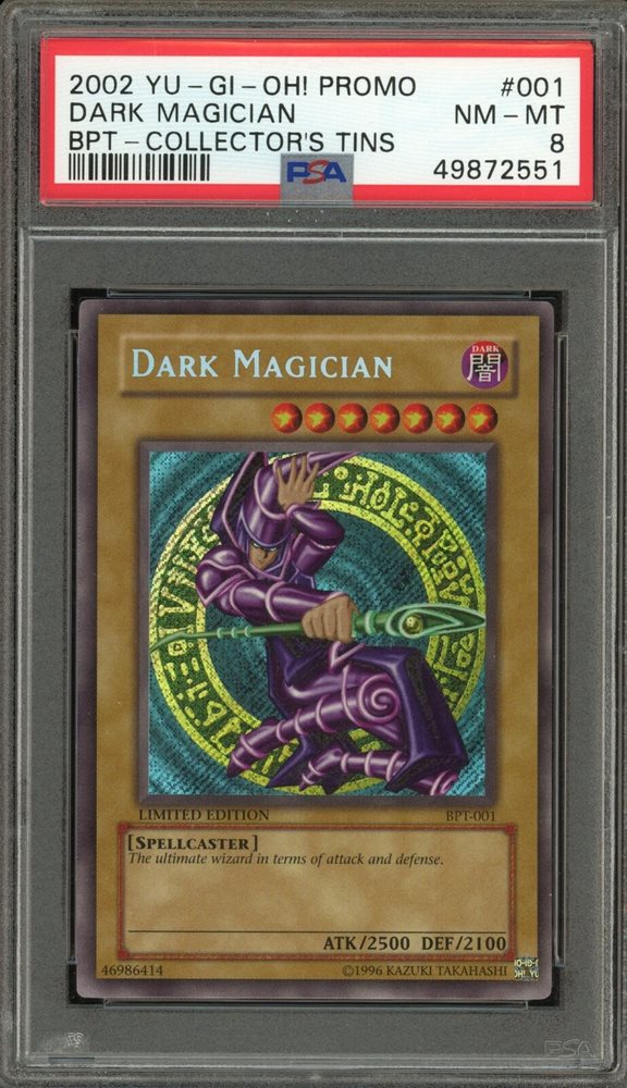 PSA8】「ブラックマジシャン」BPT シークレット DARK MAGICIAN PSA8