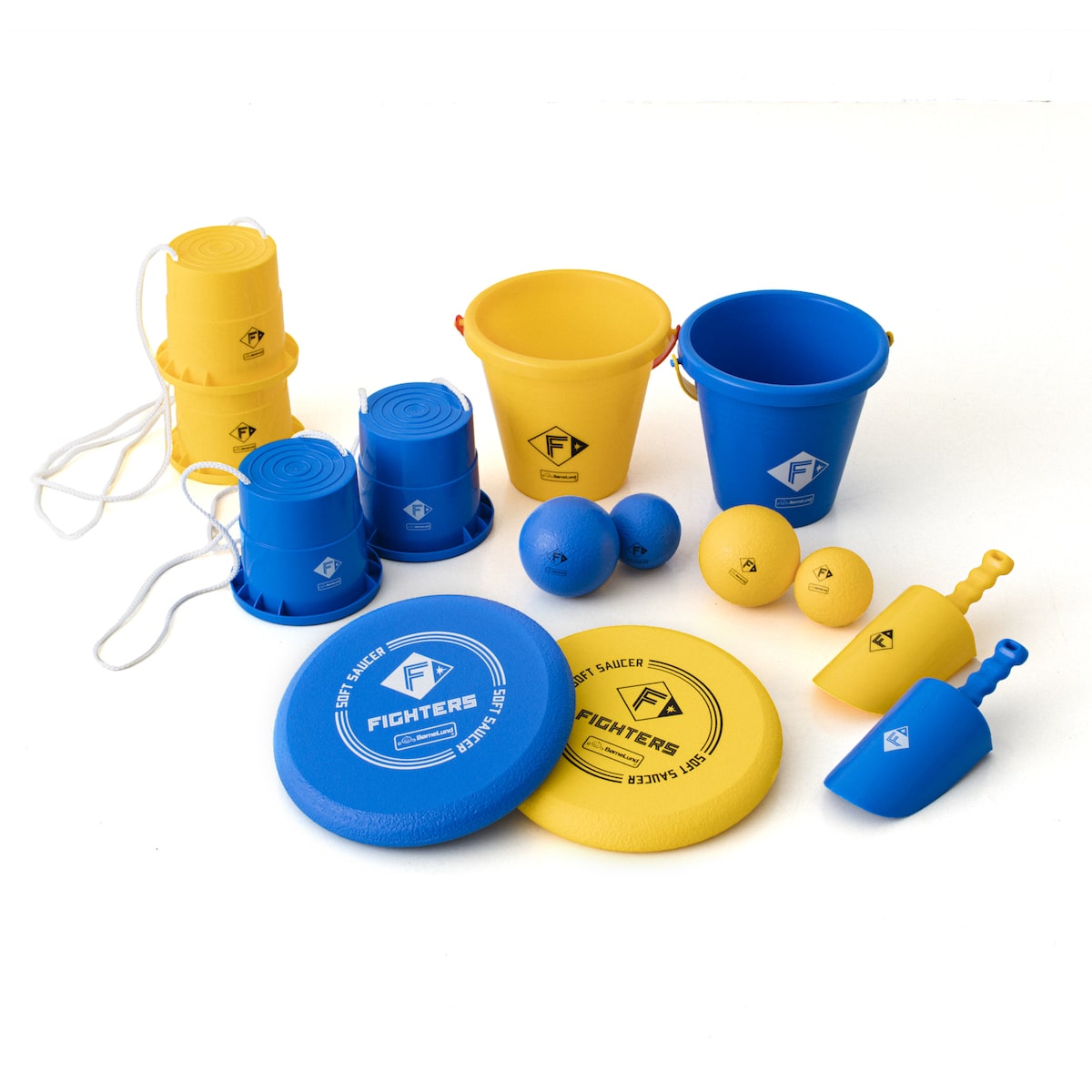 20％OFF/ファイターズモデル】バケツ＆シャベルセット（青