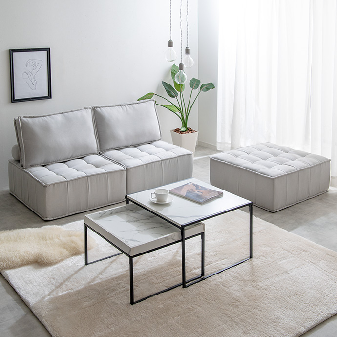 g135008]【単品】Mieux 1人掛けローソファ 1人掛けソファー | 家具