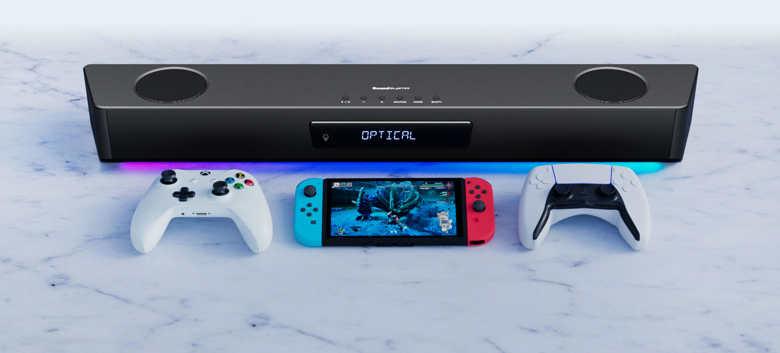 Sound Blaster Katana SE - バイアンプ 4ドライバー システムでマルチ