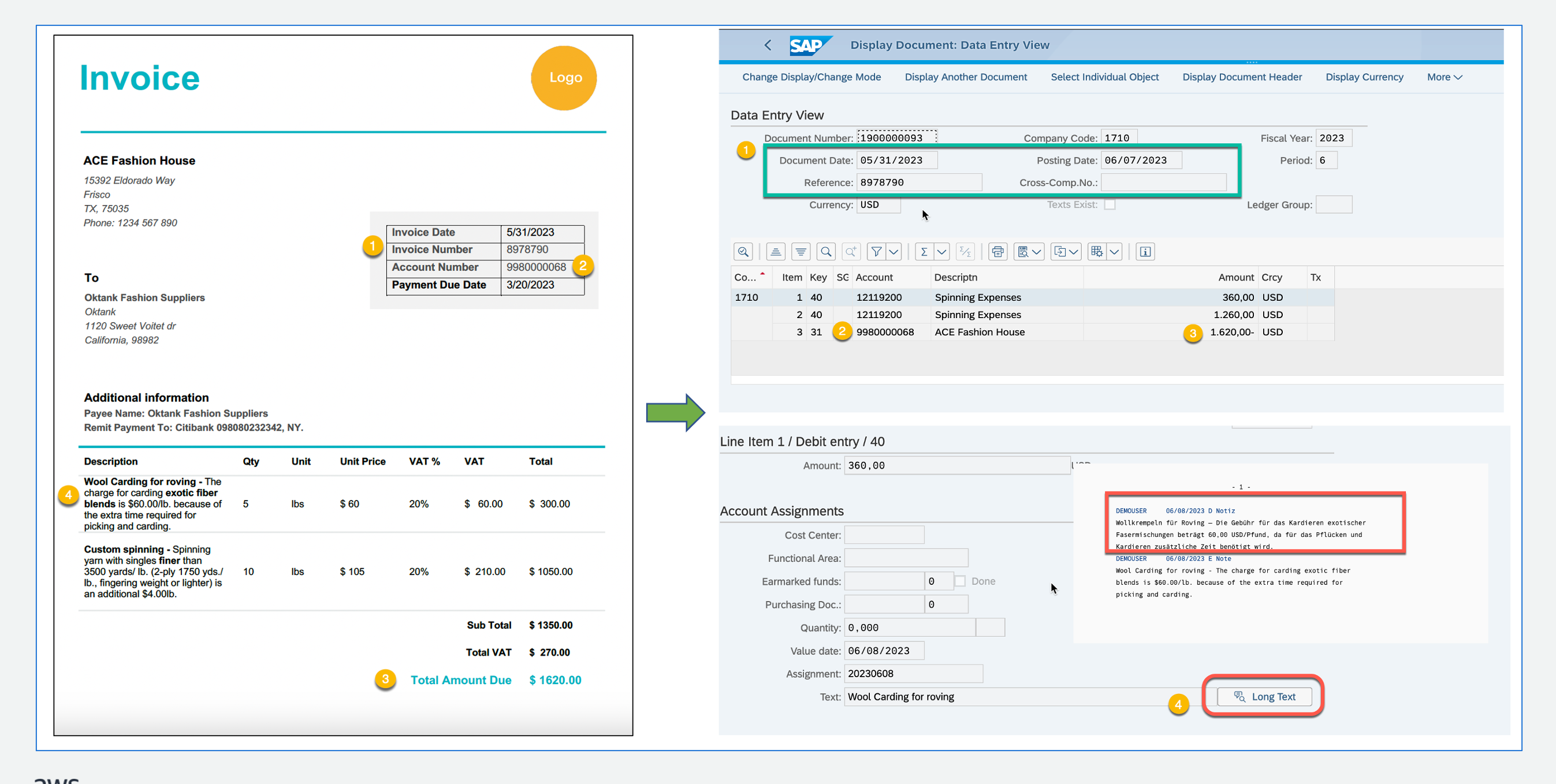 AWS SDK for SAP ABAP で請求書処理を自動化 | Amazon Web Services ブログ