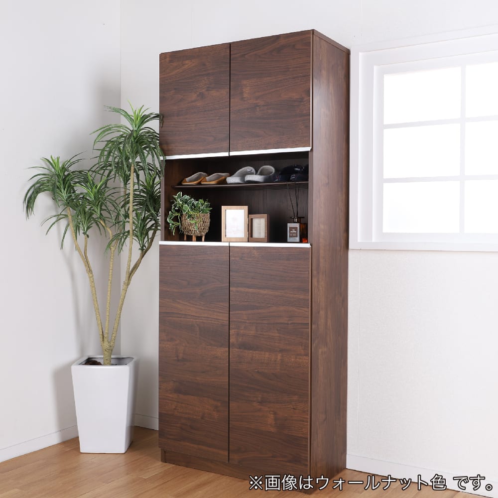 シューズボックス アルガ 75H（GY）(ﾊｲ GY): 収納・チェスト