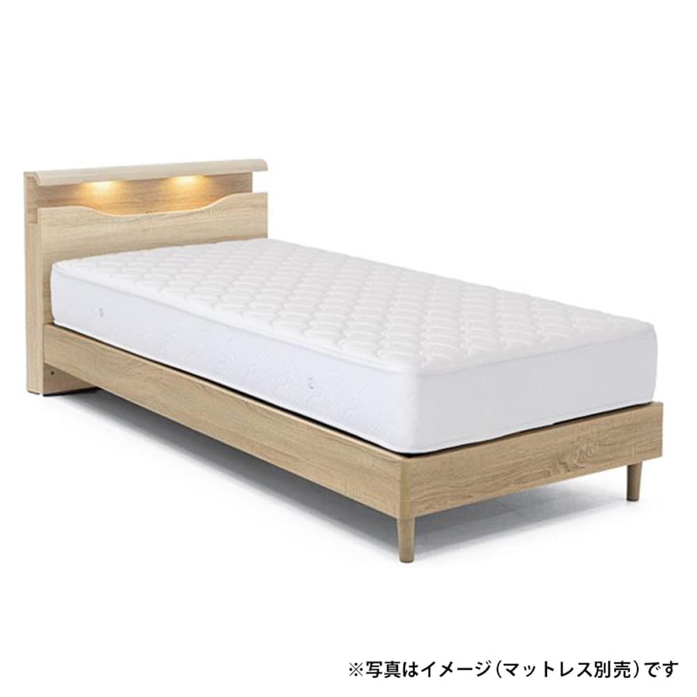 ダブルベッドフレーム フィズリー レッグ NA ※マットレス別売(ダブル