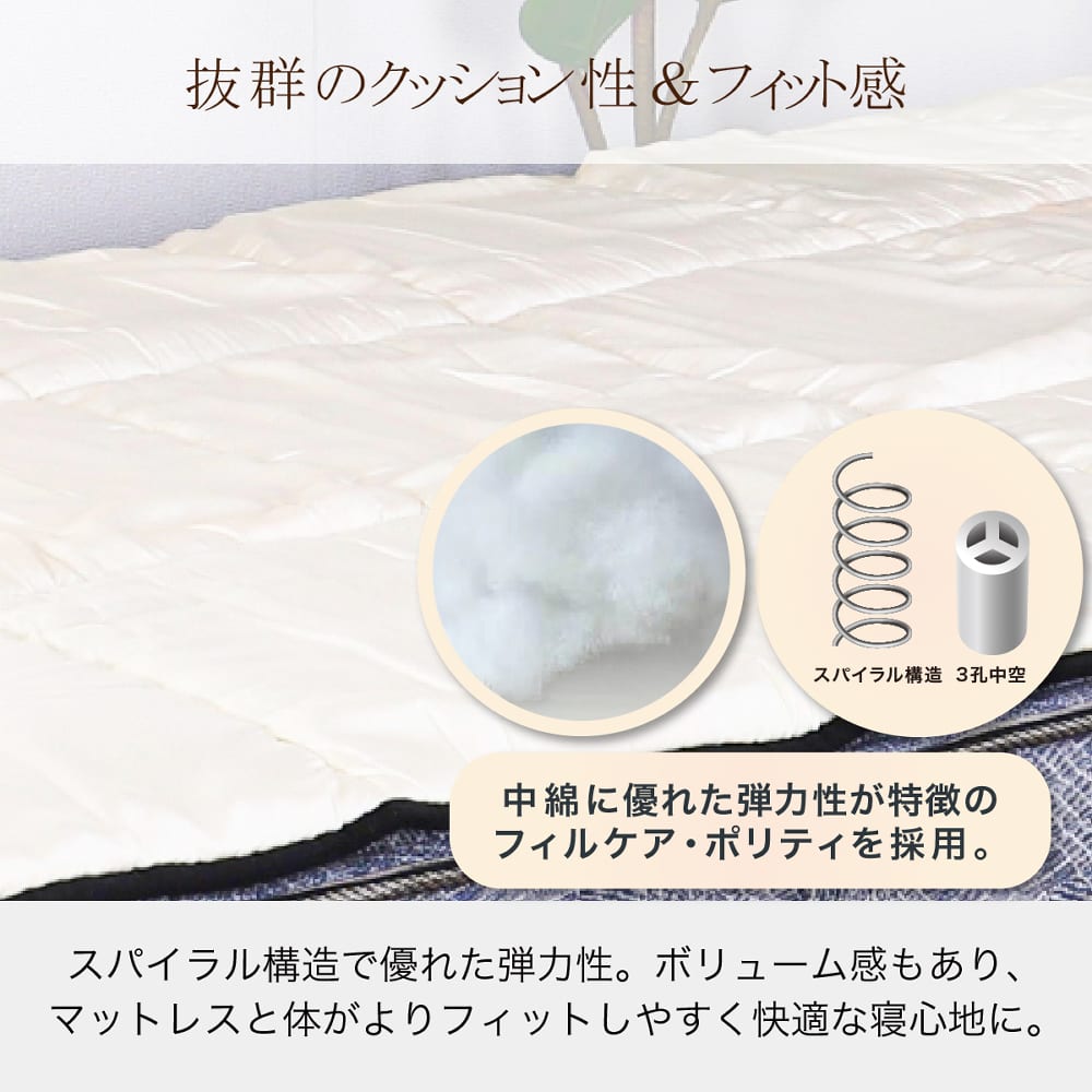 ポイントキャンペーン対象外】［シモンズ］ベッドパッド