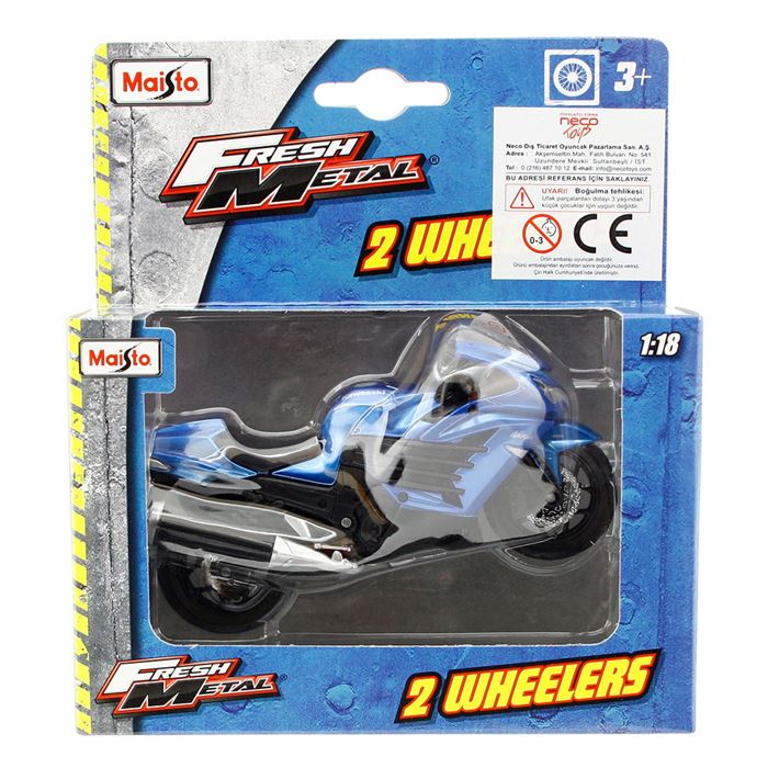 Maisto Kawasaki Ninja ZX14R 1:18 Model Motorsiklet MP30680 | Mucit