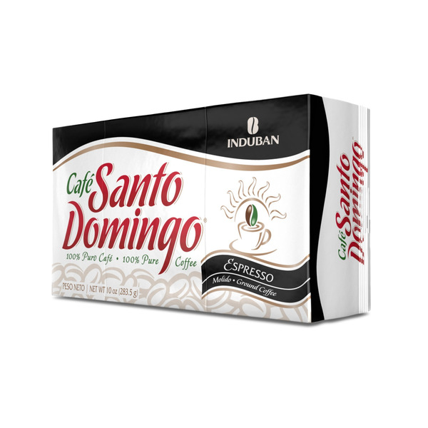 Café Santo Domingo Espresso, Ground Coffee, Dark Roast Same-Day