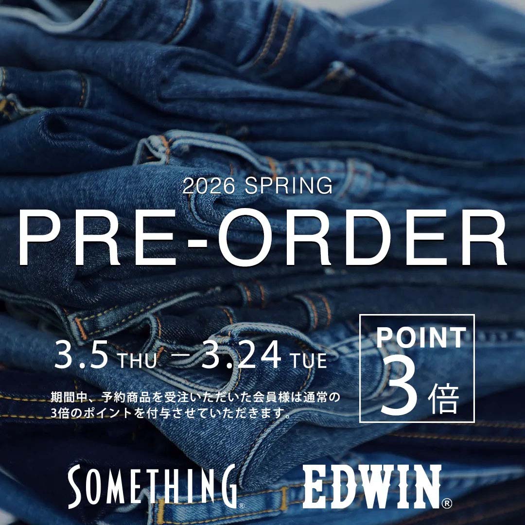 SOMETHING|サムシングの【公式】通販-EDWIN（エドウイン）オンラインモール