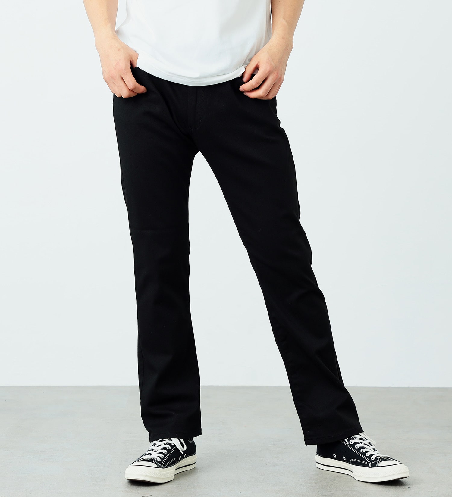 ハタラクロ メンズ ストレートパンツ ストレッチ|EDWIN|エドウイン