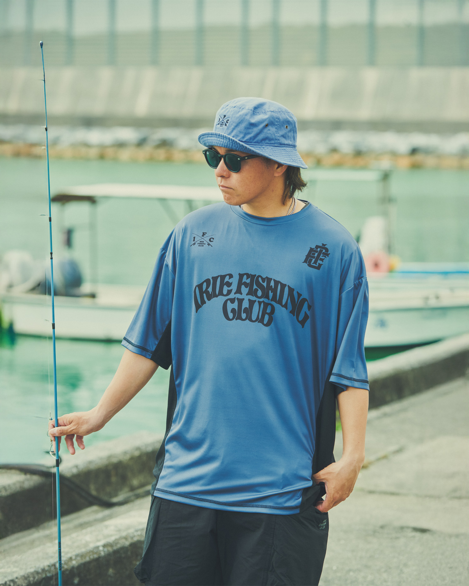 I.F.C フィッシング Tシャツ NEW ITEM】-I.F.C DRY MESH GAME SHIRTS