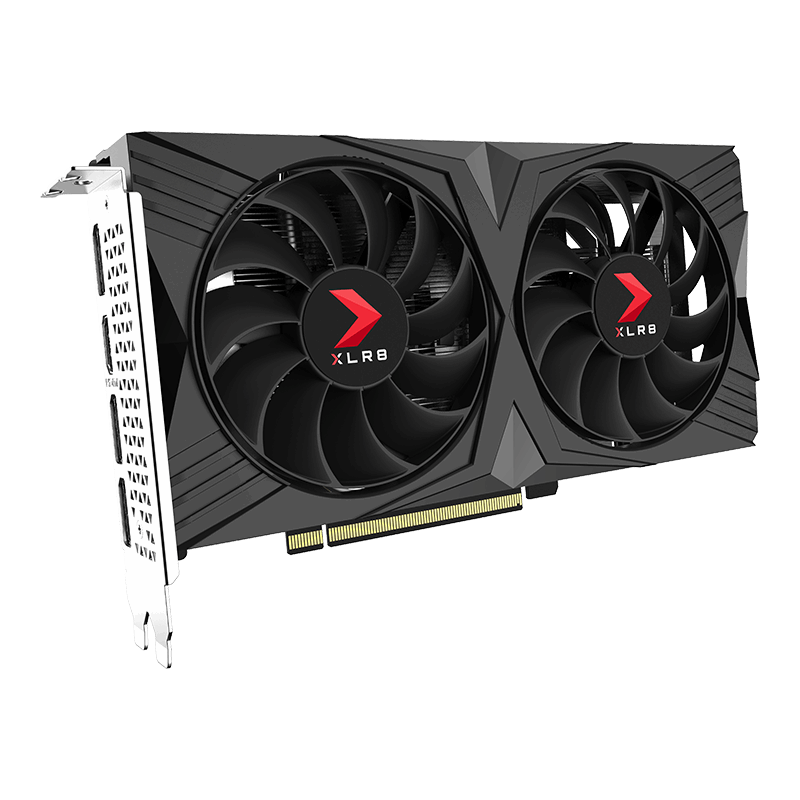 PNY GeForce RTX™ 4060 8GB XLR8 Gaming VERTO™Overclocked Dual Fan