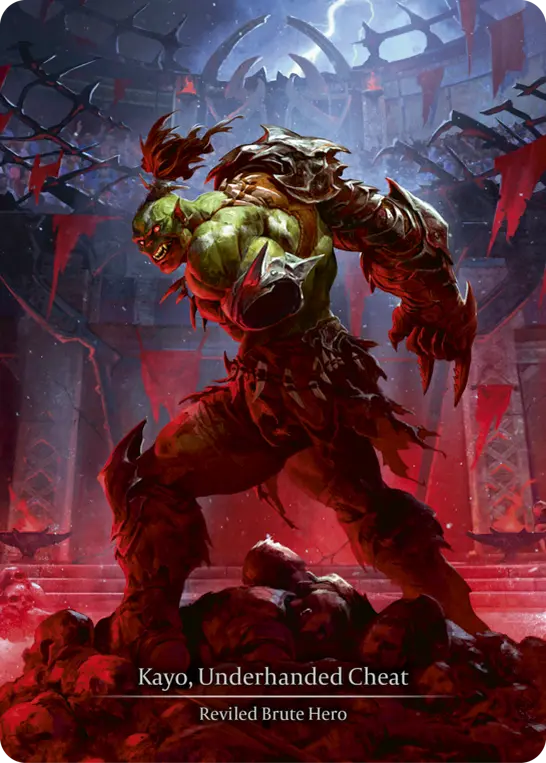 Kayo, Underhanded Cheat – Flesh & Blood