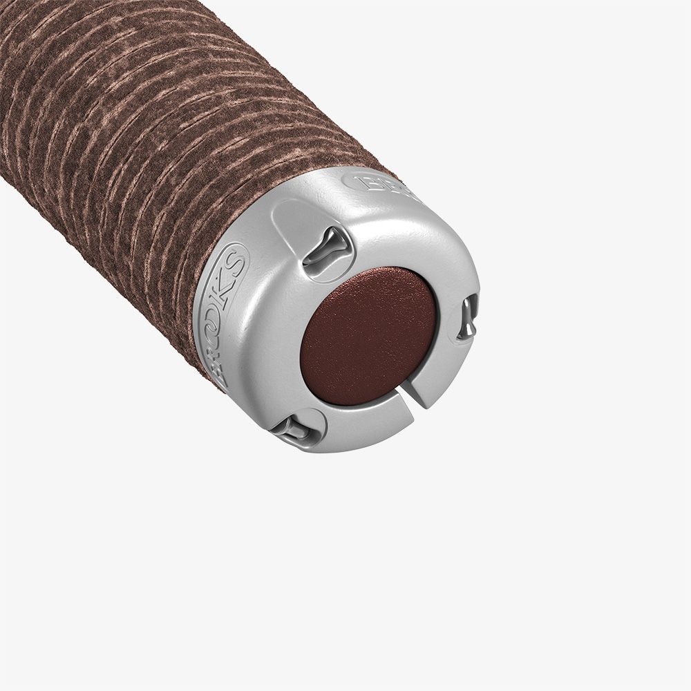 Brooks Plump Leather Grips: Adjustable & Hardwearing Grips