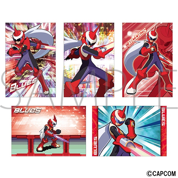 ロックマンエグゼ ポストカードセット／ブルース: キャラグッズ