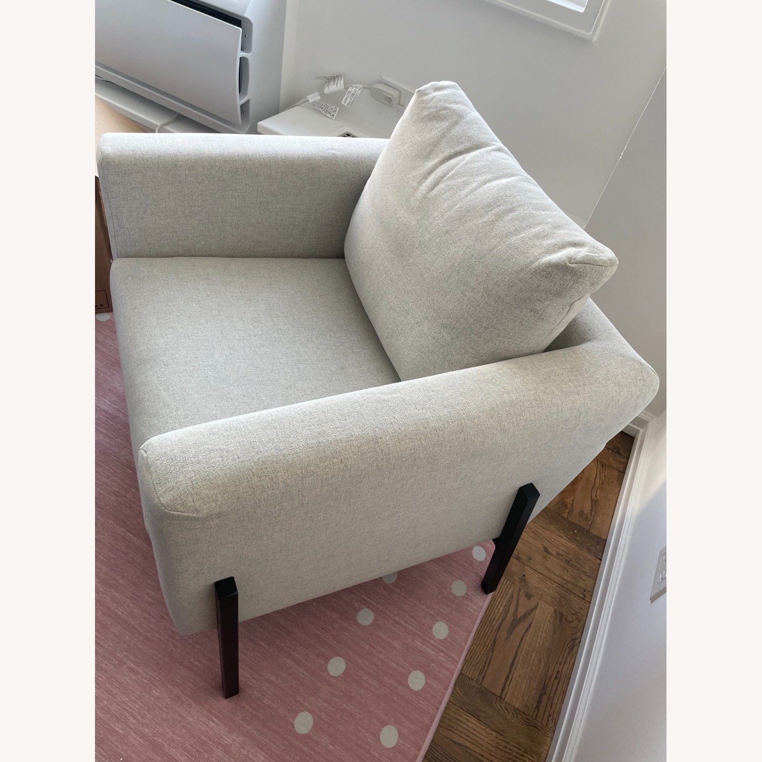 IKEA KOARP Light Grey Armchair - AptDeco