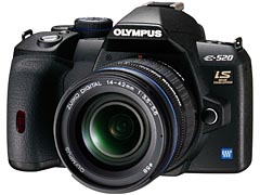 オリンパス、デジタル一眼レフカメラ「E-520」を29日に発売