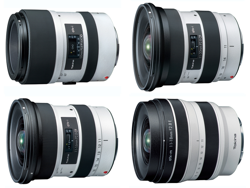 トキナーレンズ4本に“ホワイトエディション”登場。受注販売 - デジカメ