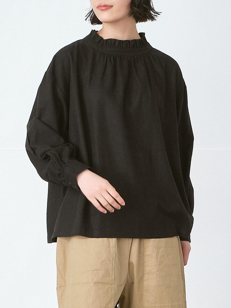 フリル襟2WAYブラウス コットンローン | シャツBLナガソデ | 【公式】D