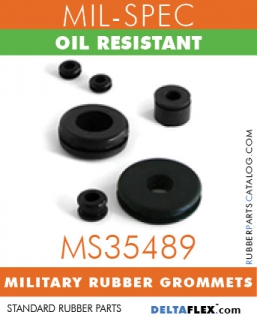 MS35489 Mil-Spec Rubber Grommet | Oil Resistant Military Grommets