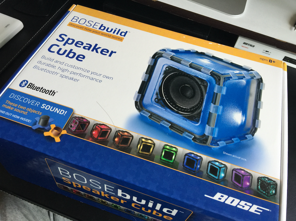 自由研究は】Bosebuild Speaker cubeを組み立ててみた【二学期入って