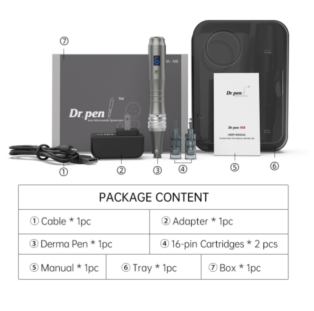 Dr. Pen M8 Microneedling Pen - Derma Roller Systems SA