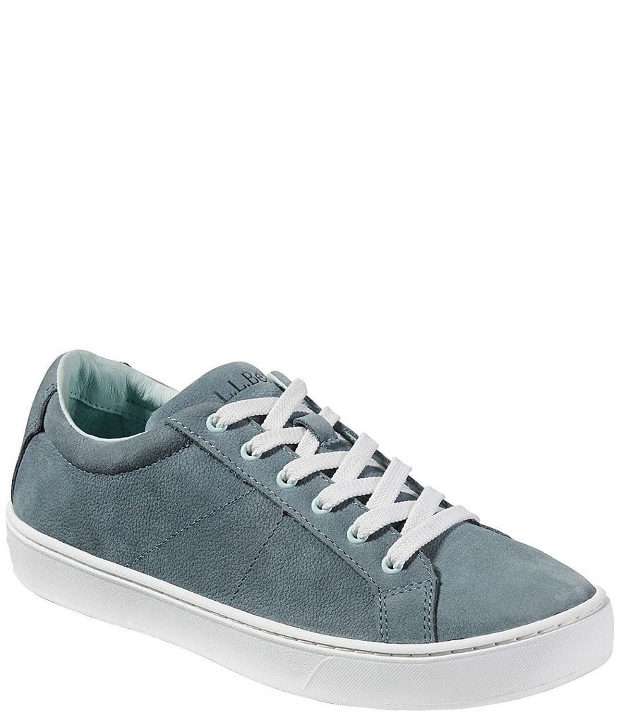 L.L.Bean Women's Eco Bay Nubuck Leather Sneakers | Dillard's
