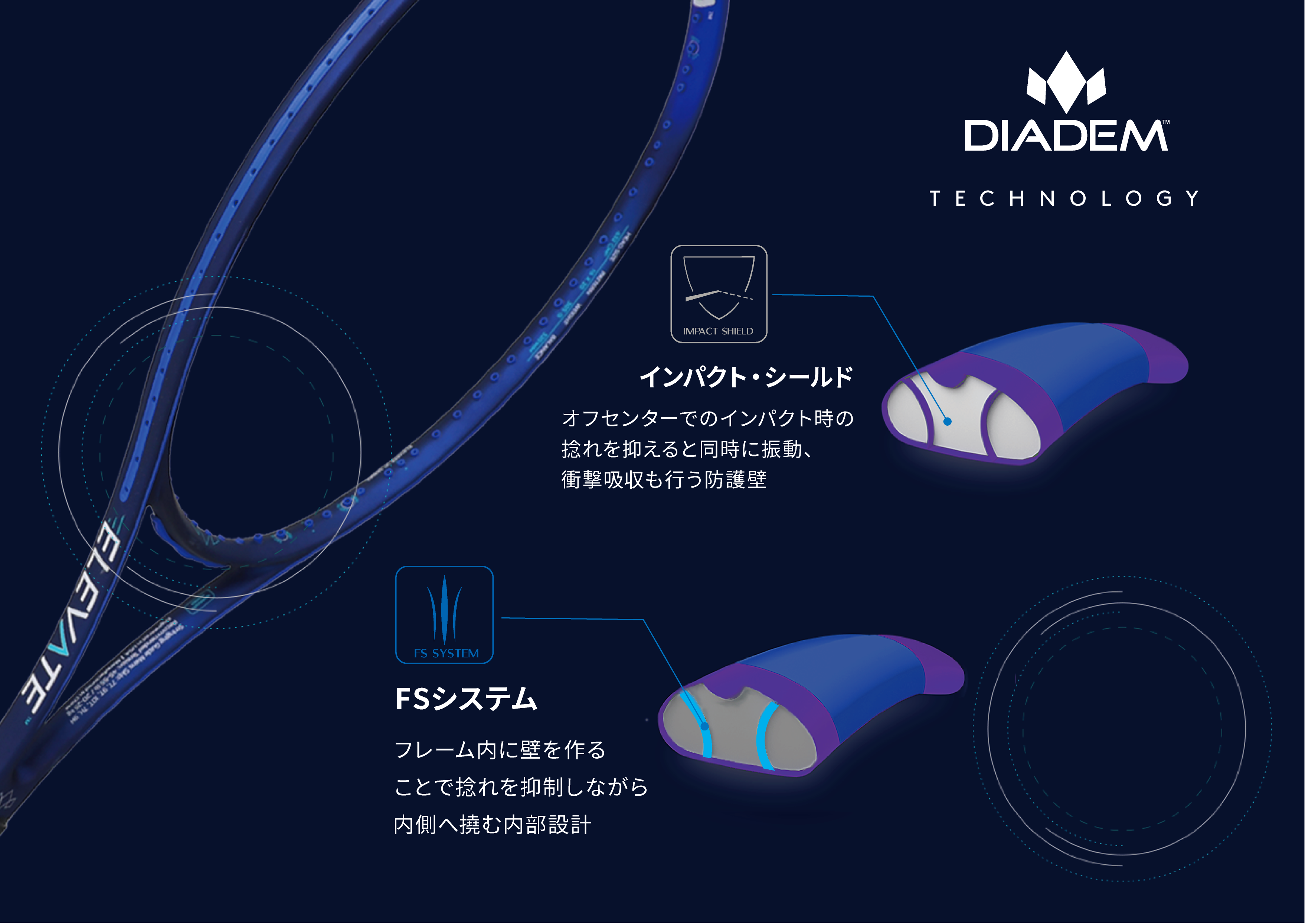 ELEVATE 98 V3 - DIADEM | テニス