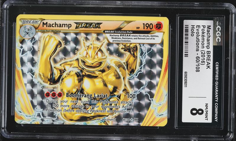 2016 Pokemon Japanese 20th Anniversary 1st Edition Machamp BREAK