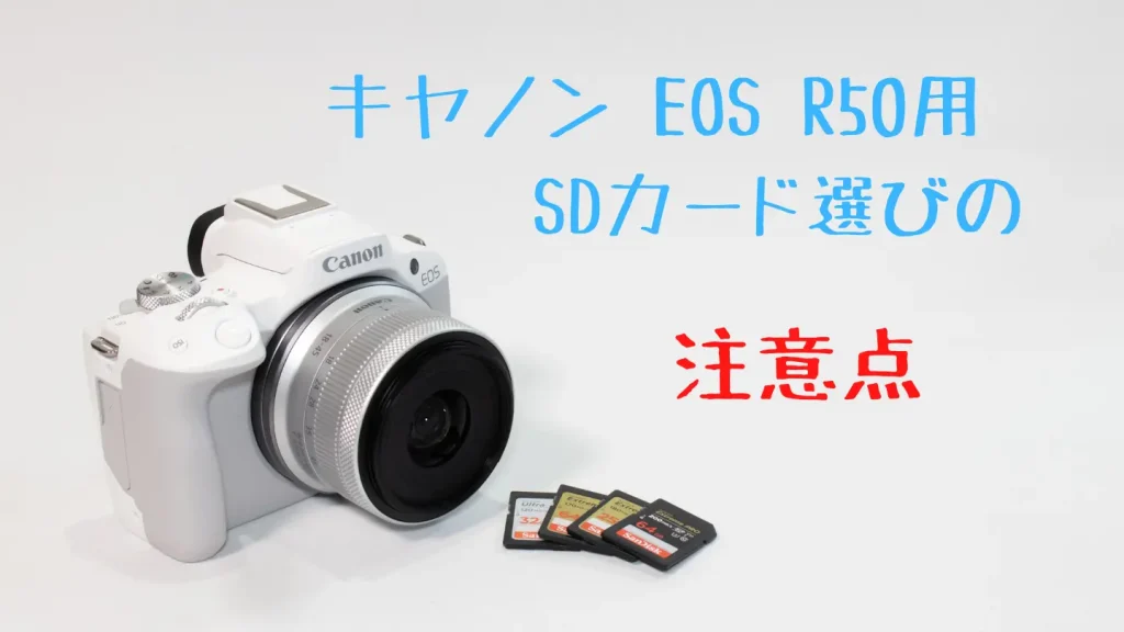 キャノンEOS R50で使うSDカードのおすすめ3選 | digi-cam.net