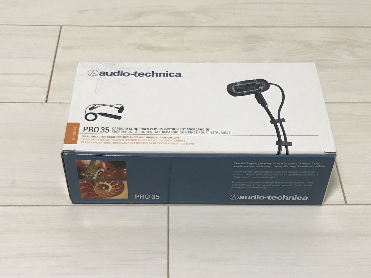 管楽器用 マイクAudio Technica Pro35 レビュー