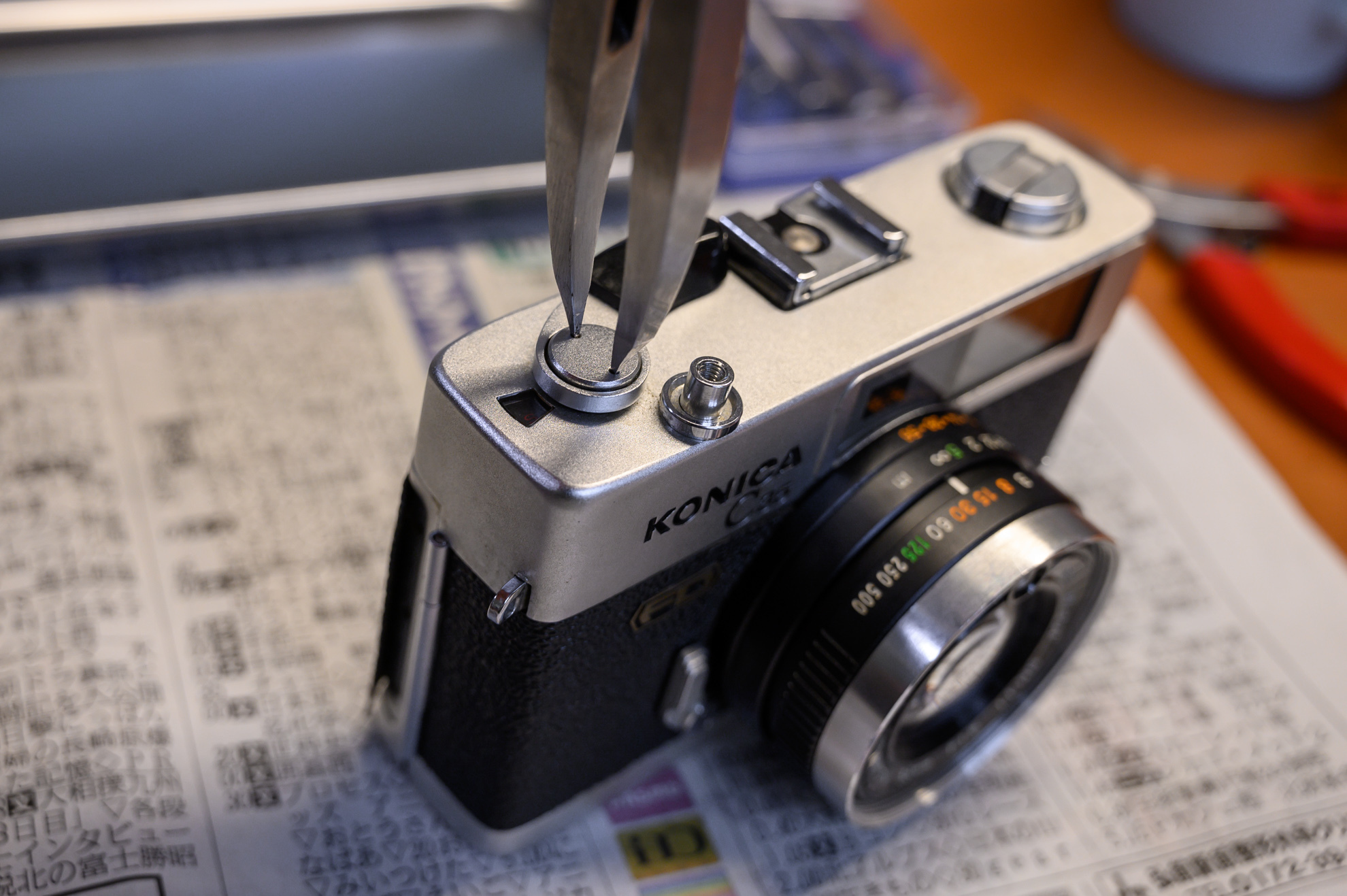 KONICA C35 FD ◇レビュー 修理・メンテナンス編◇ | デジタル試しうち