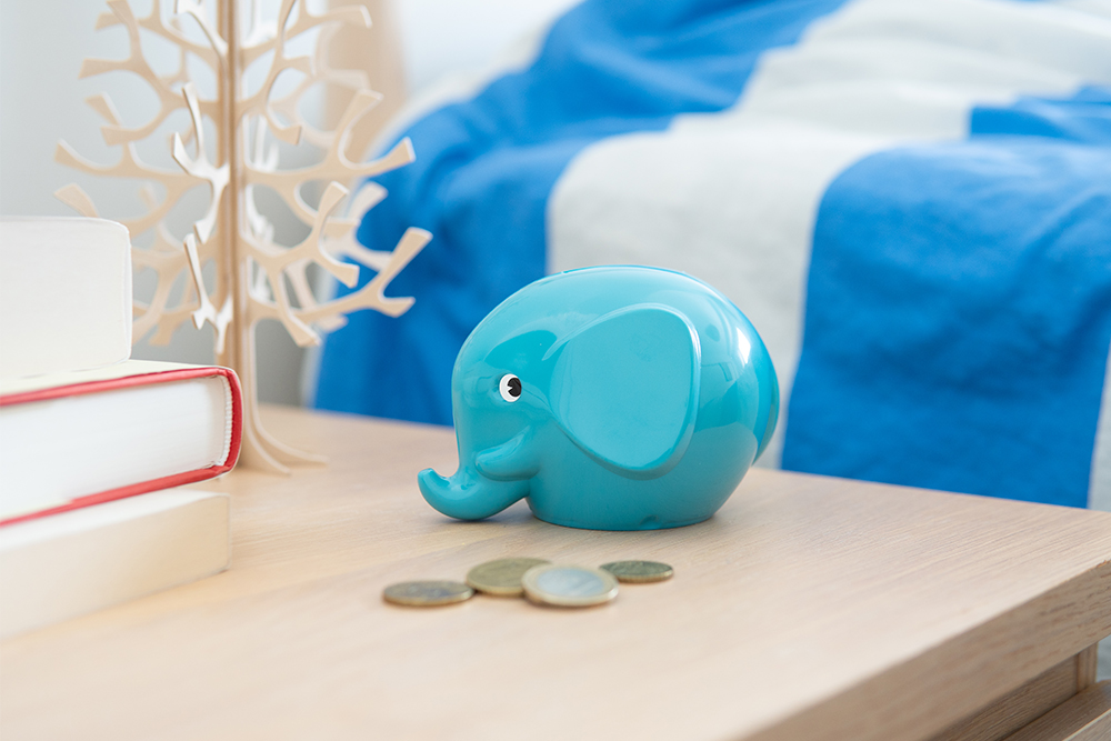 フィンランド発の貯金箱、Norsu/Fanttiエレファントバンク8色 by PALASET