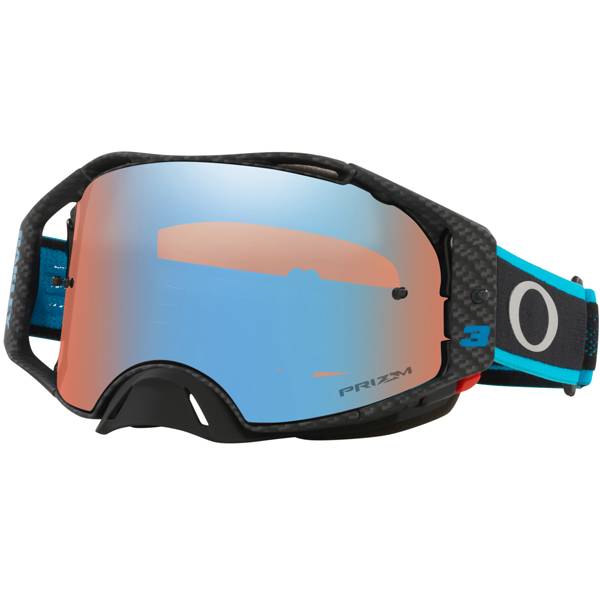 Oakley Airbrake Eli Tomac Carbon Blue Black Sapphire Iridium