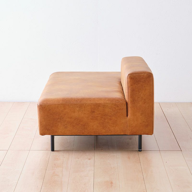 幅140cm］CHISSAベンチ＜人工皮革×鉄脚＞（右背/左背） | DOUBLEDAY