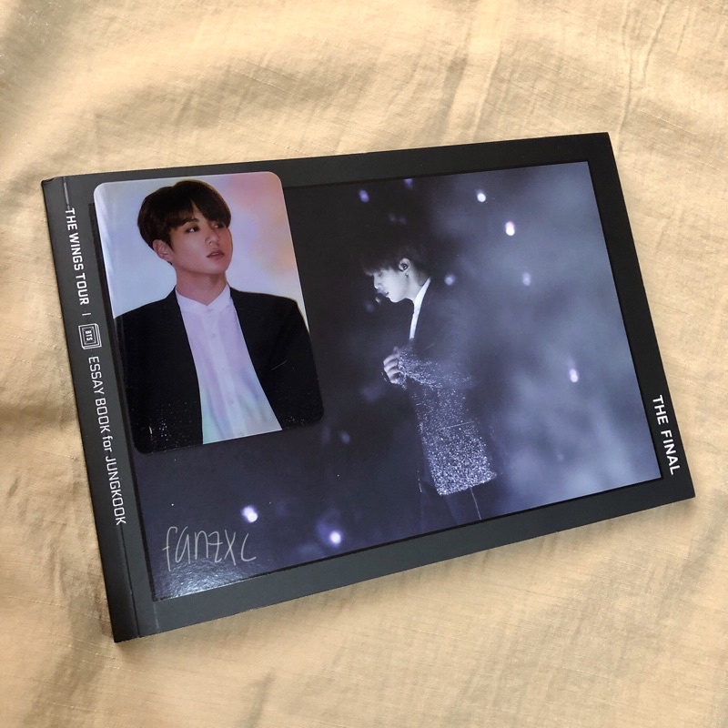 Jual BTS The Wings Final Tour: JUNGKOOK Essay Book [RARE READY