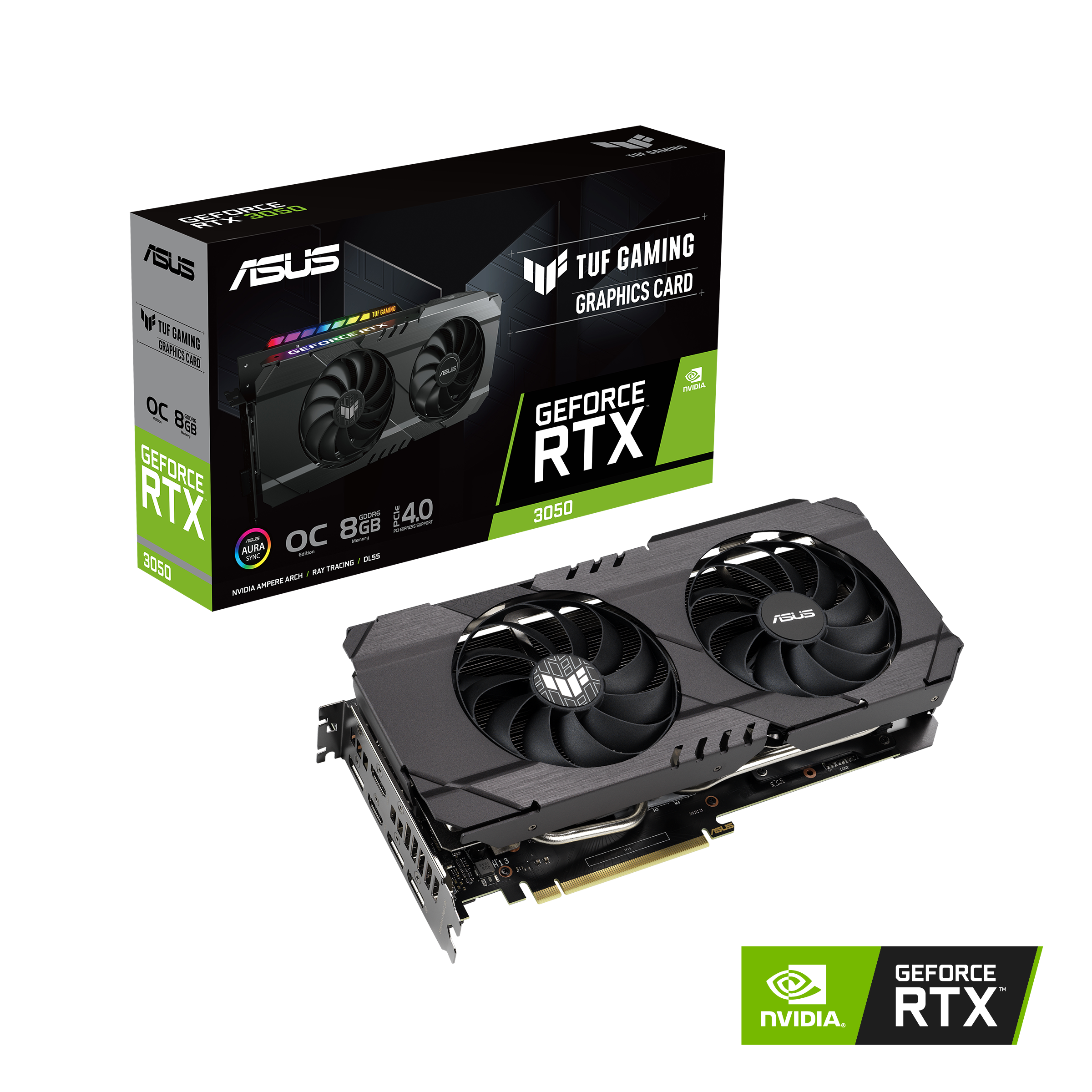 ASUS TUF Gaming GeForce RTX™ 3050 OC Edition 8GB GDDR6 | Graphics
