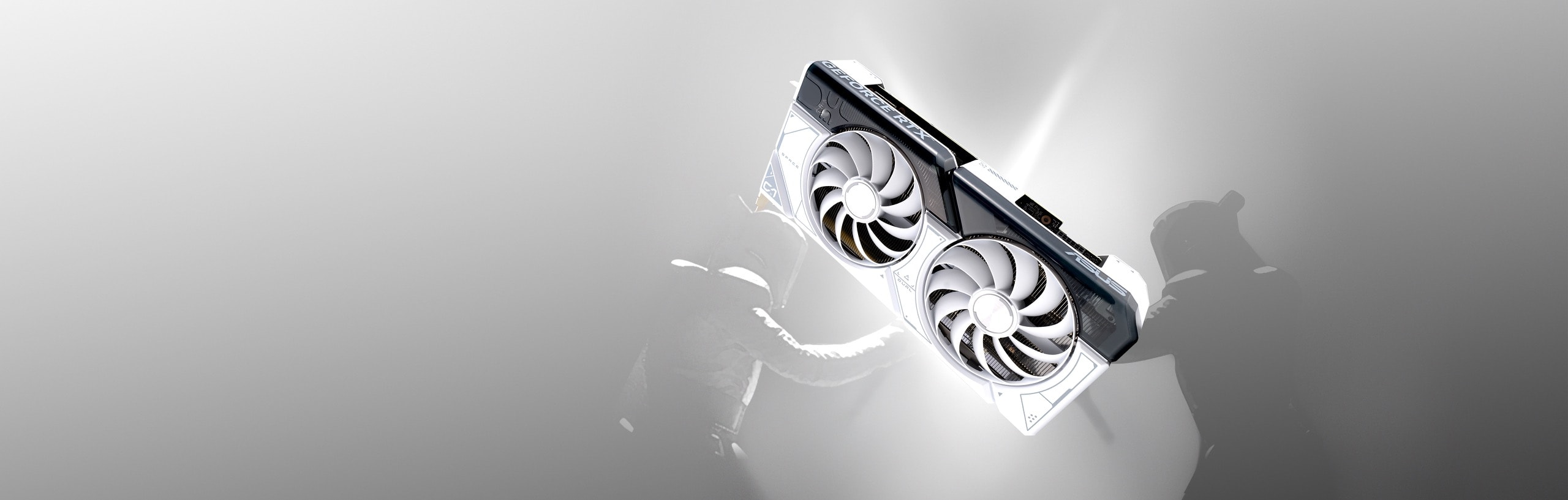 ASUS Dual GeForce RTX™ 4070 SUPER White OC Edition 12GB GDDR6X