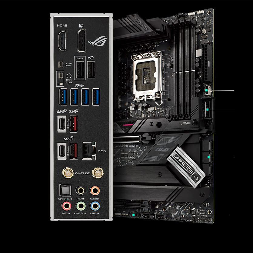 ROG STRIX Z690-F GAMING WIFI | ROG Strix | Gaming Motherboards