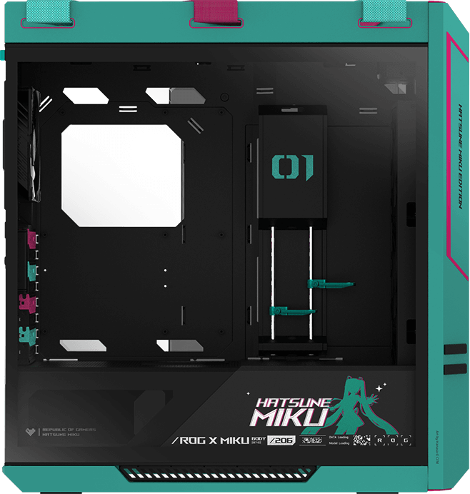 ROG Strix Helios II Hatsune Miku Edition | Gaming Cases｜ROG