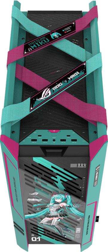 ROG Strix Helios II Hatsune Miku Edition | Gaming PCケース｜ROG