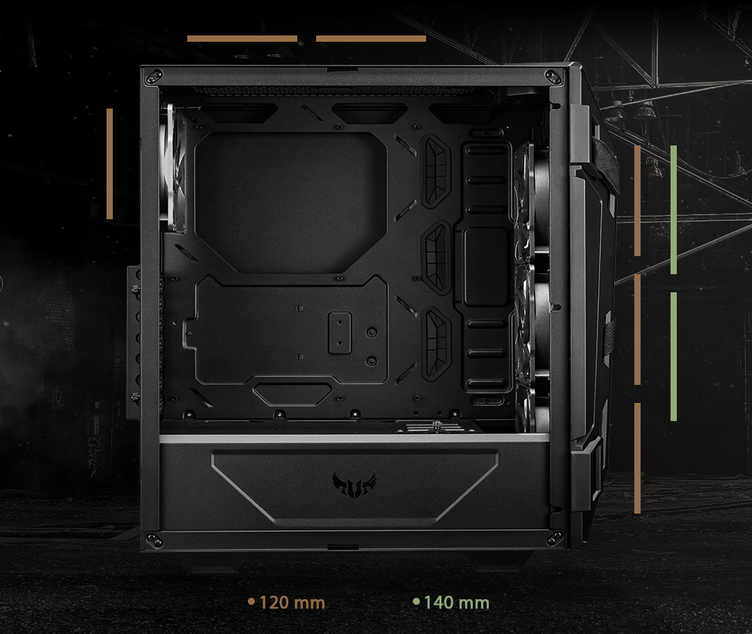 TUF Gaming GT301｜PCケース｜ASUS 日本