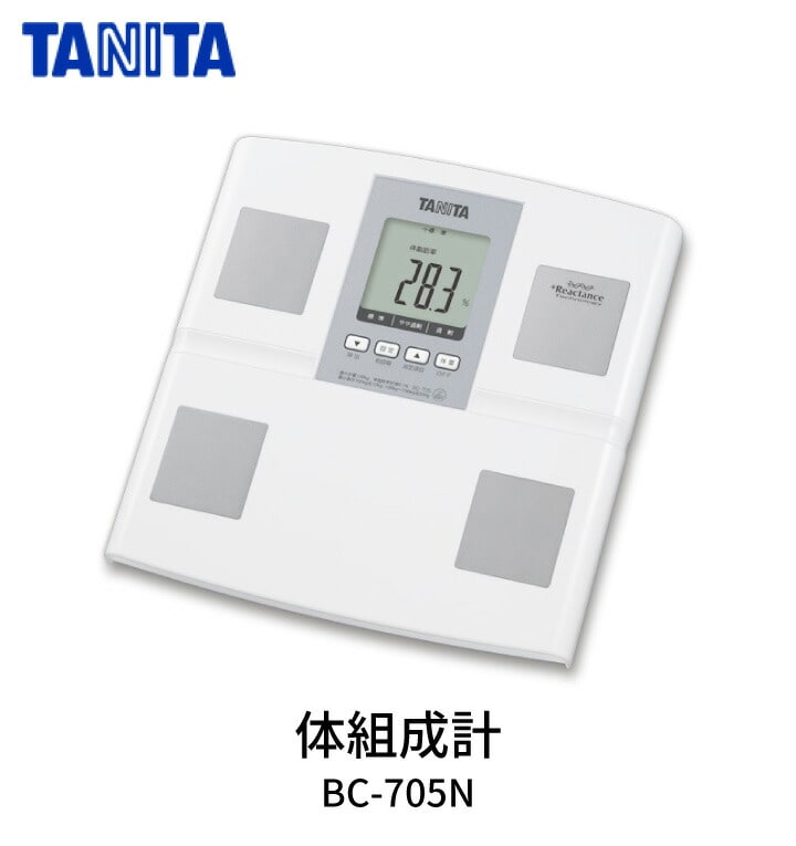 dショッピング |タニタ 体組成計 BC-705N-WH ホワイト体重計 体脂肪計