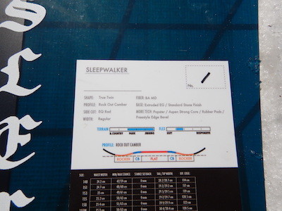 18/19シーズンモデル試乗 SALOMON SLEEPWALKER 155 | スノーボード情報