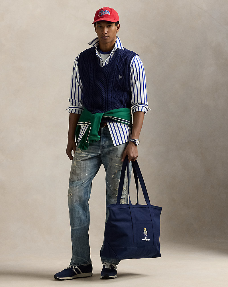 Polo ベア キャンバス トート | ラルフ ローレン公式オンラインストア
